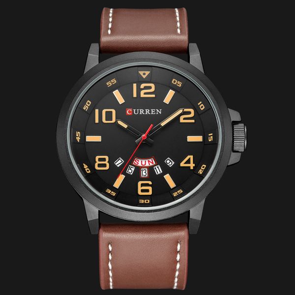 leather brand luxury masculino men men's watches sports watch waterproof quartz military male army clock relogio curren pfbxk, Slivery;brown
leather brand luxury masculino men men's watches sports watch waterproof quartz military male army clock relogio curren pfbxk, Slivery;brown