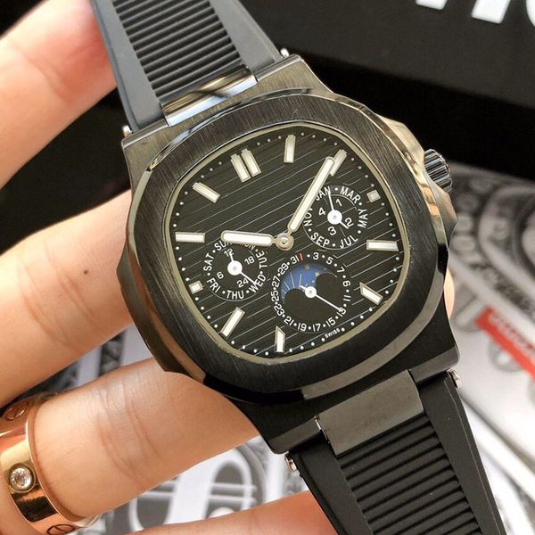 2020 classic watches aquanaut 5740 automatic movement nautilus perpetual steels case calendar rubber original clasp mens wristwatches, Slivery;brown
2020 classic watches aquanaut 5740 automatic movement nautilus perpetual steels case calendar rubber original clasp mens wristwatches, Slivery;brown