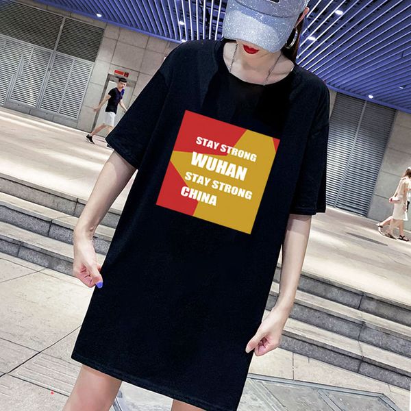2020 plus size women clothing stay strong wuhan china print dress one-piece ladies short sleeve dress -4xl, Black;gray
2020 plus size women clothing stay strong wuhan china print dress one-piece ladies short sleeve dress -4xl, Black;gray