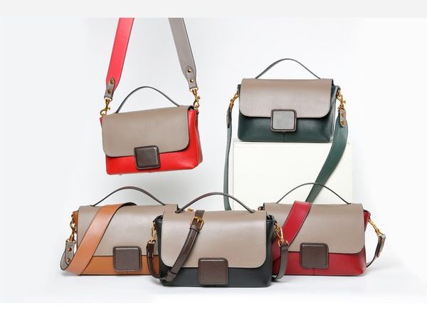 bag female 2020 new wave fashion wild first layer cowhide handbag shoulder slung casual contrast color leather female bag
bag female 2020 new wave fashion wild first layer cowhide handbag shoulder slung casual contrast color leather female bag