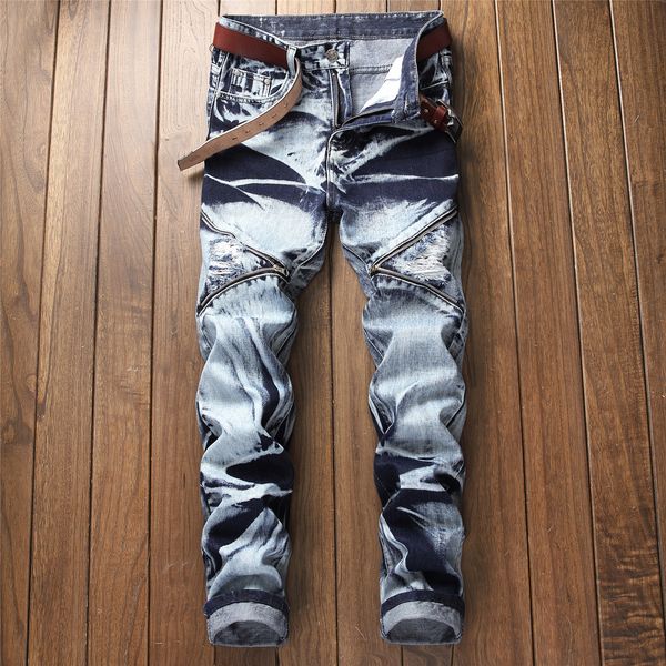 men's jeans mens slim fit high street knee zip design retro color casual fashion urban stretwear for men, Blue
men's jeans mens slim fit high street knee zip design retro color casual fashion urban stretwear for men, Blue