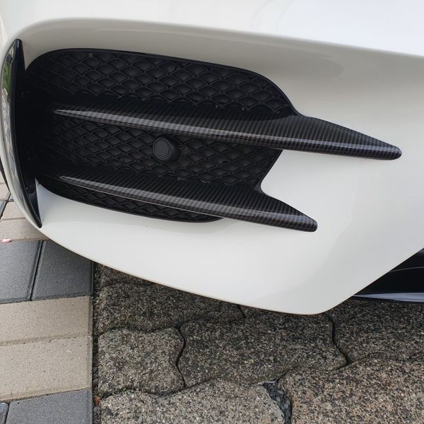 4pcs carbon fiber look car front fog light lamp grille grill slats cover trim for w213 e class 2016 2017 2018
4pcs carbon fiber look car front fog light lamp grille grill slats cover trim for w213 e class 2016 2017 2018