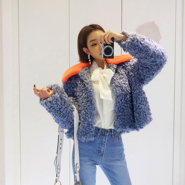 autumn winter women blue faux fur coats casual loose lapel short jacket female brand warm fluffy fur coat fashion outerwear y641, Black
autumn winter women blue faux fur coats casual loose lapel short jacket female brand warm fluffy fur coat fashion outerwear y641, Black