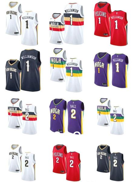 jersey men women youth new orleans pelicans #1 zion williamson 2 lonzo ball custom white purple red navy basketball jerseys, Black
jersey men women youth new orleans pelicans #1 zion williamson 2 lonzo ball custom white purple red navy basketball jerseys, Black