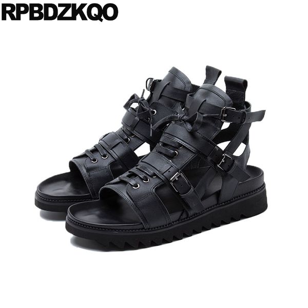 designer breathable genuine leather black 2018 luxury roman platform shoes flat strap men gladiator sandals summer
designer breathable genuine leather black 2018 luxury roman platform shoes flat strap men gladiator sandals summer
