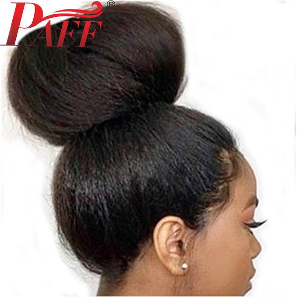 paff yaki straight lace front human hair wigs with baby hair 150% density brazilian 13x6 lace front wig remy hair wigs, Black;brown
paff yaki straight lace front human hair wigs with baby hair 150% density brazilian 13x6 lace front wig remy hair wigs, Black;brown