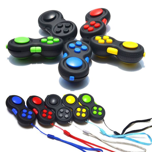 

Fidget Pad Finger Sensory Toy Gamepad Model Fun Cube Push Button Handle Hand Controller Stress Relief Decompression Toys Anxiety Reliever