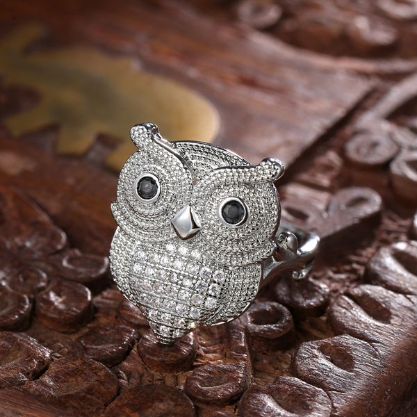 creative cute owl rings for women sparkling zircon silver color animal party jewelry girls christmas present wholesale bague, Slivery;golden
creative cute owl rings for women sparkling zircon silver color animal party jewelry girls christmas present wholesale bague, Slivery;golden