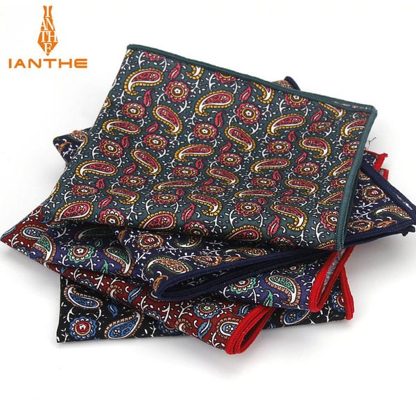 2018 brand new style hankerchief scarves vintage cotton hankies men's pocket square handkerchiefs paisley printed towel gravatas t20061, Blue;white 
2018 brand new style hankerchief scarves vintage cotton hankies men's pocket square handkerchiefs paisley printed towel gravatas t20061, Blue;white