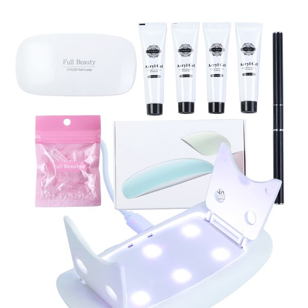 1 set nail extension manicure 9w uv led lamp no harm acrylic gel builder mold folding nail brush art equipment tools tr1029
1 set nail extension manicure 9w uv led lamp no harm acrylic gel builder mold folding nail brush art equipment tools tr1029