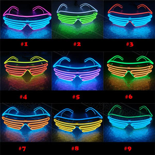 led party glowing glasses el wire fluorescent flash glass with window easter graduation birthday bar decorative luminous bar eyewear
led party glowing glasses el wire fluorescent flash glass with window easter graduation birthday bar decorative luminous bar eyewear