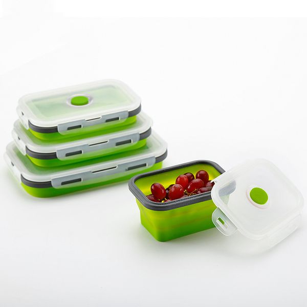 1/4 pieces 350-1200ml lunch boxes spaces save large foods containers set silicone foldable lunch box
1/4 pieces 350-1200ml lunch boxes spaces save large foods containers set silicone foldable lunch box