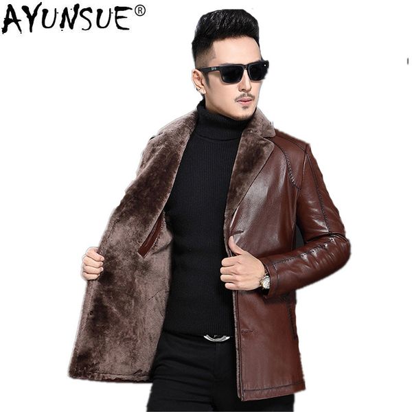 ayunsue winter jacket men natural lamb fur coats plus size coat 5xl 6xl mens genuine sheepskin leather jackets long coats my764, Black
ayunsue winter jacket men natural lamb fur coats plus size coat 5xl 6xl mens genuine sheepskin leather jackets long coats my764, Black