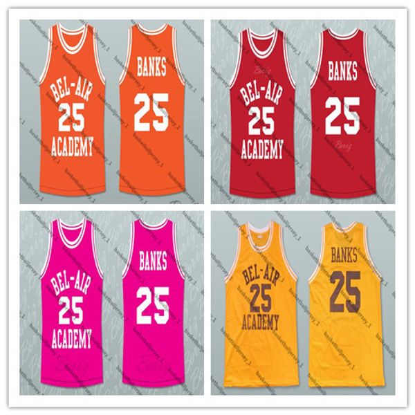 custom made the fresh prince of bel-air alfonso ribeiro carlton banks 25 bel-air academy basketball jersey man youth s-5xl any name number, Black;red
custom made the fresh prince of bel-air alfonso ribeiro carlton banks 25 bel-air academy basketball jersey man youth s-5xl any name number, Black;red