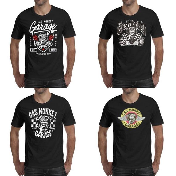 fashion mens printing gas monkey garage gassed up t shirt black funny slim fit shirts american burning wheels flags gmg logo pistons, White;black 
fashion mens printing gas monkey garage gassed up t shirt black funny slim fit shirts american burning wheels flags gmg logo pistons, White;black