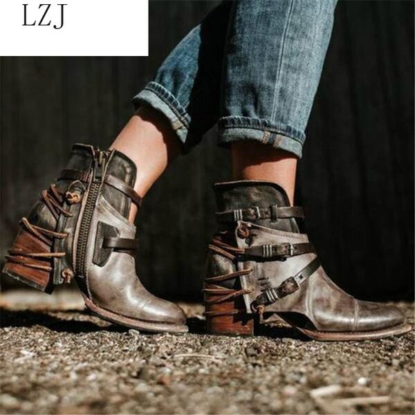 2019 autumn and winter new ladies ankle boots fashion high heels retro leather shoes big size casual cowboy boots size 35-43, Black
2019 autumn and winter new ladies ankle boots fashion high heels retro leather shoes big size casual cowboy boots size 35-43, Black