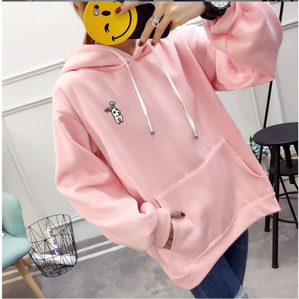 2018 womens casual long sleeve hoodie 3d rabbit long ear sweatshirt pullover hoodies autumn winter thick jumper sweatshirts new, Black
2018 womens casual long sleeve hoodie 3d rabbit long ear sweatshirt pullover hoodies autumn winter thick jumper sweatshirts new, Black