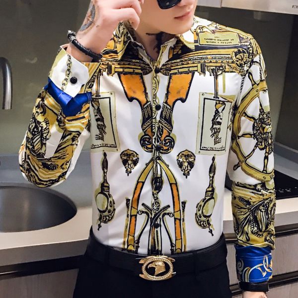 осень рубашки рубашки мужские club designs камиза social slim fit повседневный 2019 luxury ropa de hombre gold mens отпечатанных платье, White;black
осень рубашки рубашки мужские club designs камиза social slim fit повседневный 2019 luxury ropa de hombre gold mens отпечатанных платье, White;black