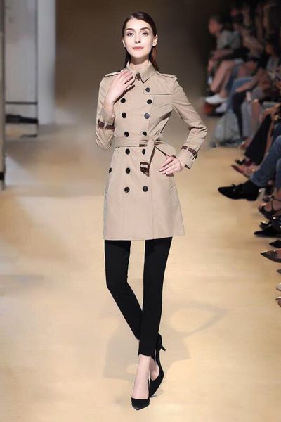 women's trench coats long classic windbreaker waterproof british new high-end english style autumn winter gabadian solid color casual c, Tan;black
women's trench coats long classic windbreaker waterproof british new high-end english style autumn winter gabadian solid color casual c, Tan;black