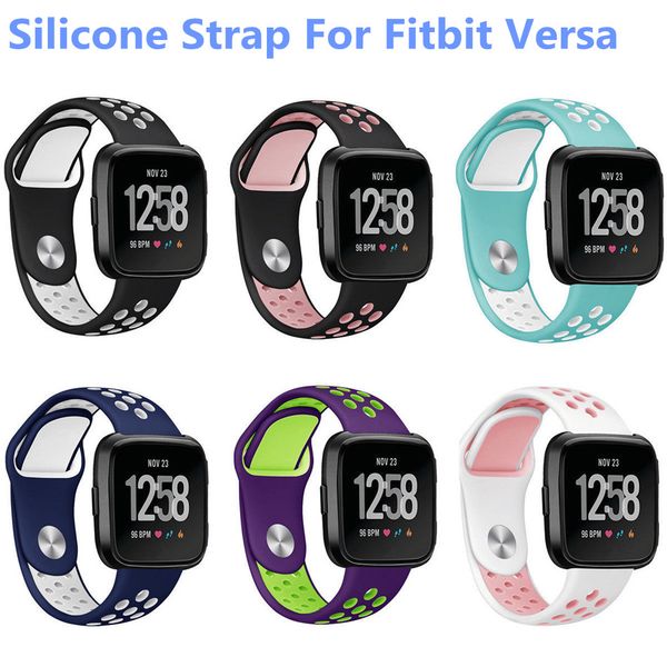 for fitbit versa soft silicone sport band bracelet strap 9 double colors wristband for fibit watch
for fitbit versa soft silicone sport band bracelet strap 9 double colors wristband for fibit watch
