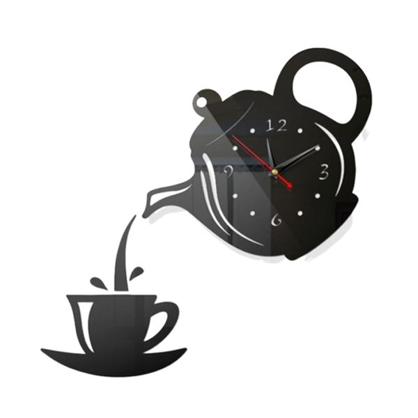 teapot clock wall mirror effect coffee cup shape acrylic wall clock decoration home decor
teapot clock wall mirror effect coffee cup shape acrylic wall clock decoration home decor