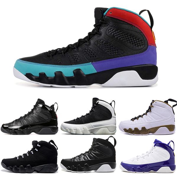 

dream it do it 9 ix 9s mens basketball shoes og space jam anthracite lakers pe bred men sports sneakers 7-13