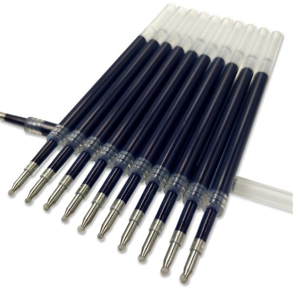 

50 pcs/lot Thick rod Gel pen refills 0.5mm black blue ink refill Neutral medium refill roller pen Nib length 110mm