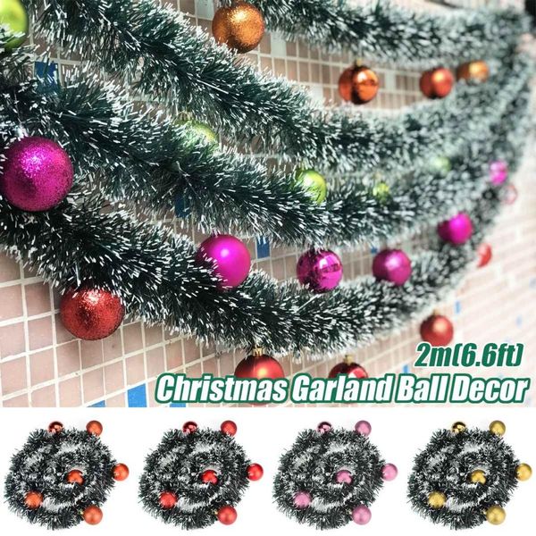 7 colors 2m christmas leaf rattan garland luxury bowknot flower balls decorated thick mantel fireplace garland pine tree
7 colors 2m christmas leaf rattan garland luxury bowknot flower balls decorated thick mantel fireplace garland pine tree