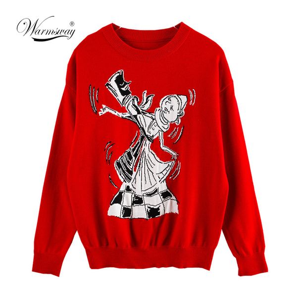 o neck sweater women red pull sweater pull femme hiver harajuku longsleeve red pullover 2019 new christmas c-279, White;black
o neck sweater women red pull sweater pull femme hiver harajuku longsleeve red pullover 2019 new christmas c-279, White;black
