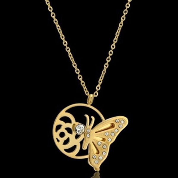 fashion stainless steel butterfly necklace personalized cubic zircon gold choker necklace pendant for women gift, Silver
fashion stainless steel butterfly necklace personalized cubic zircon gold choker necklace pendant for women gift, Silver