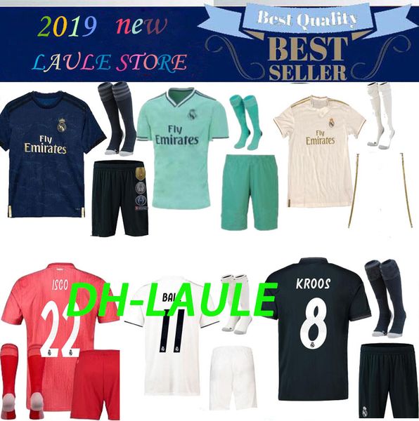 men kit +sock 2019 real madrid marian soccer jersey 2018 2019 2020 benzema sergio ramos morata isco asensio bale football jersey shirt, Black;yellow
men kit +sock 2019 real madrid marian soccer jersey 2018 2019 2020 benzema sergio ramos morata isco asensio bale football jersey shirt, Black;yellow