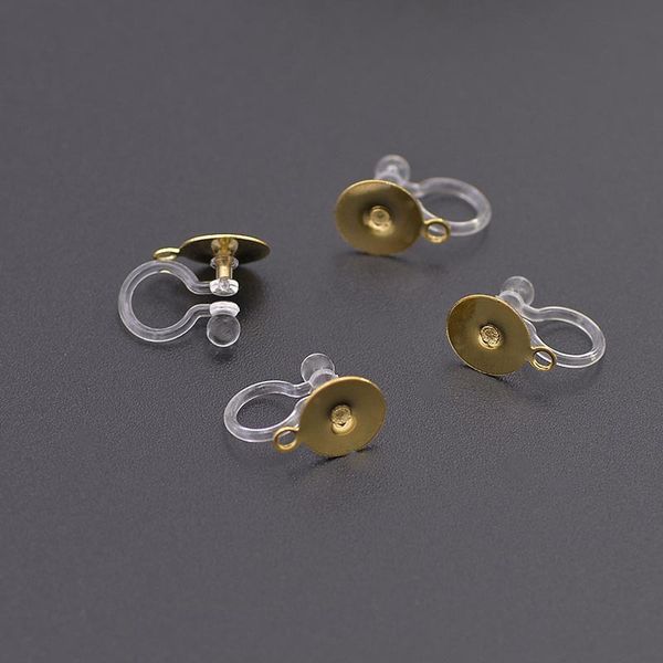 stainless steel transparent ear clip for jewelry making ear plug resin earrings accessorie base setting diy jewelry components, Silver
stainless steel transparent ear clip for jewelry making ear plug resin earrings accessorie base setting diy jewelry components, Silver