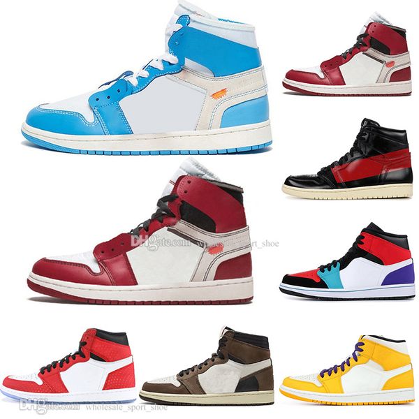 2019 1 OG Travis Scotts Spiderman Chicago Multi Mens women Basketball Shoes Homage To Home Royal Blue Boys Men Sports Designer Sneakers
2019 1 OG Travis Scotts Spiderman Chicago Multi Mens women Basketball Shoes Homage To Home Royal Blue Boys Men Sports Designer Sneakers