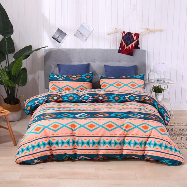 bohemian style comforter bedding set printing duvet cover set king bed bedclothes quilt cover pillow case home textile
bohemian style comforter bedding set printing duvet cover set king bed bedclothes quilt cover pillow case home textile