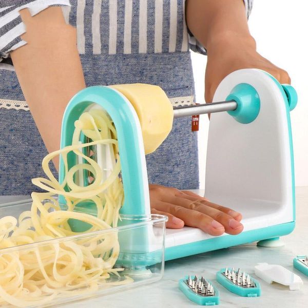 экологичный многофункциональный кухня овощной терке руководство sprial slicer лезвие из нержавеющей стали slicer 4шт лезвия
экологичный многофункциональный кухня овощной терке руководство sprial slicer лезвие из нержавеющей стали slicer 4шт лезвия