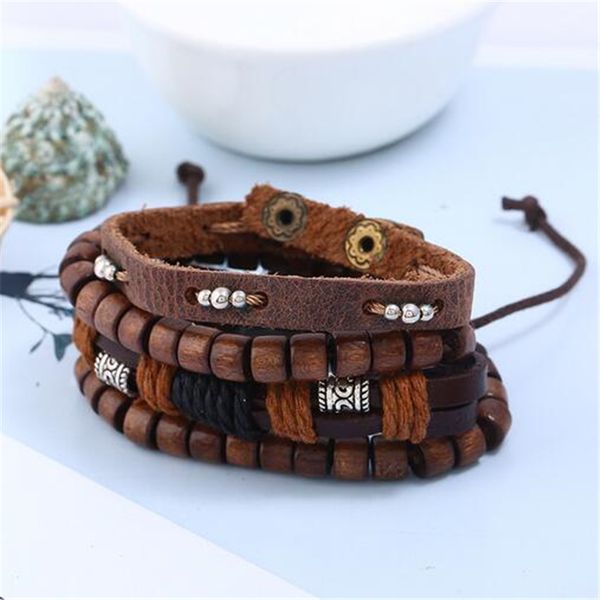 fashion men leather bracelet cuff rope bangles & bracelet multilayer black brown color vintage punk men bracelet jewelry
fashion men leather bracelet cuff rope bangles & bracelet multilayer black brown color vintage punk men bracelet jewelry