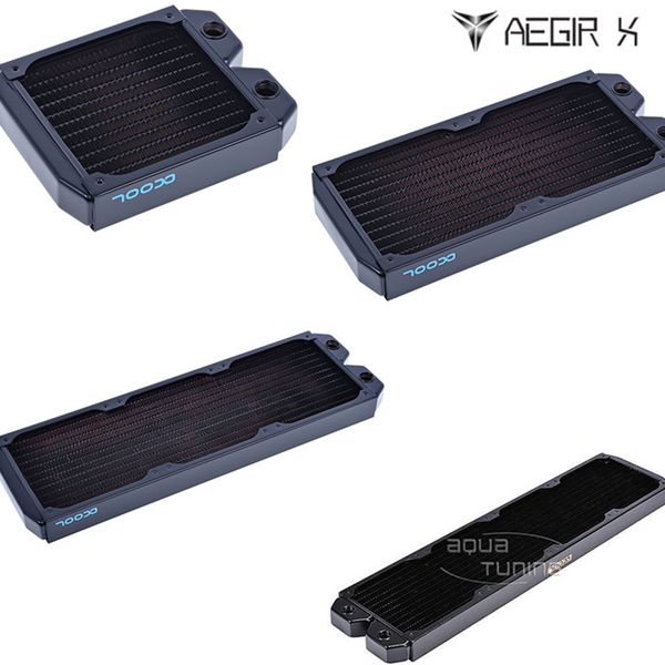 OCOOL Full Copper Water Cooling Radiator Alphacool ST30 Black Water Cooled Radiator 120mm 240mm 360mm 480mm Optional
OCOOL Full Copper Water Cooling Radiator Alphacool ST30 Black Water Cooled Radiator 120mm 240mm 360mm 480mm Optional