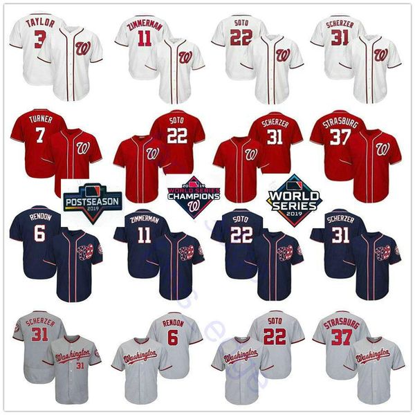 2019 world series champions ws washington 22 juan soto nationals jersey 31 max scherzer 7 trea turner 11 ryan zimmerman 37 stephen strasburg, Black
2019 world series champions ws washington 22 juan soto nationals jersey 31 max scherzer 7 trea turner 11 ryan zimmerman 37 stephen strasburg, Black