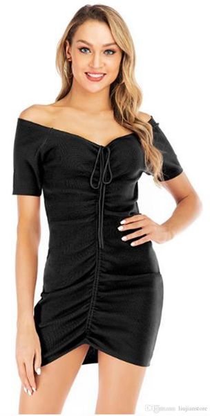 pure color ladies dress women v neck bodycon dresses fashion designer women dresses ribbon, Black;gray
pure color ladies dress women v neck bodycon dresses fashion designer women dresses ribbon, Black;gray