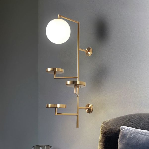 post modern line wall lamp minimalism nordic glass ball led wall sconce light fixtures bathroom bedside mirror lights loft decor
post modern line wall lamp minimalism nordic glass ball led wall sconce light fixtures bathroom bedside mirror lights loft decor