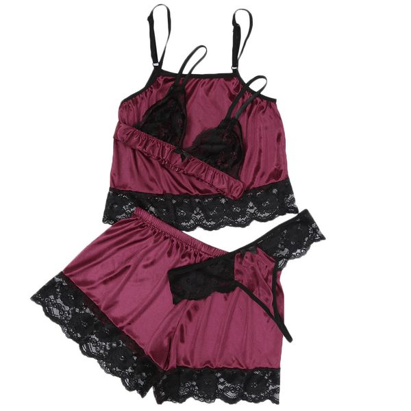 summer women lace pajamas sets passion lingerie babydoll nightwear 4pcs sleeveless cami shorts pajamas sets sleepwear, Black;red
summer women lace pajamas sets passion lingerie babydoll nightwear 4pcs sleeveless cami shorts pajamas sets sleepwear, Black;red