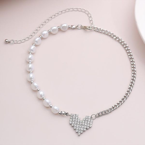 bacolod beauty asymmetry crystal pearls women's choker necklace 2020 new arrival anniversary engagement jewelry heart necklaces, Golden;silver
bacolod beauty asymmetry crystal pearls women's choker necklace 2020 new arrival anniversary engagement jewelry heart necklaces, Golden;silver