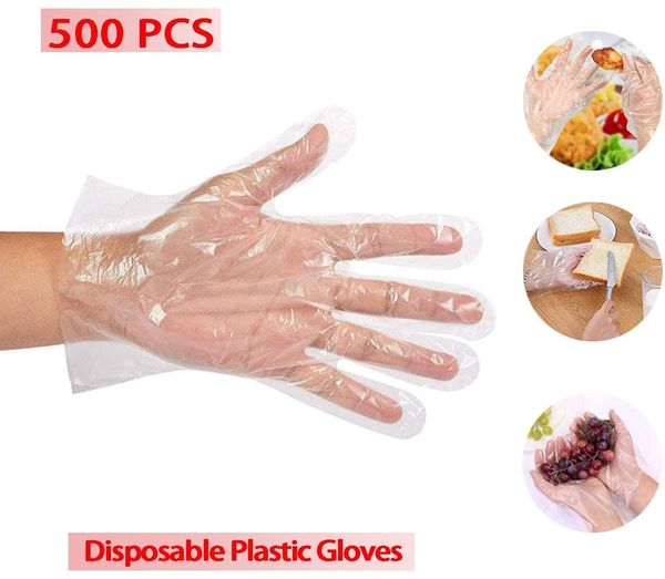 500pcs disposable gloves - clear plastic thicken food prep gloves, food safe disposable gloves, food handling, powder & latex
500pcs disposable gloves - clear plastic thicken food prep gloves, food safe disposable gloves, food handling, powder & latex