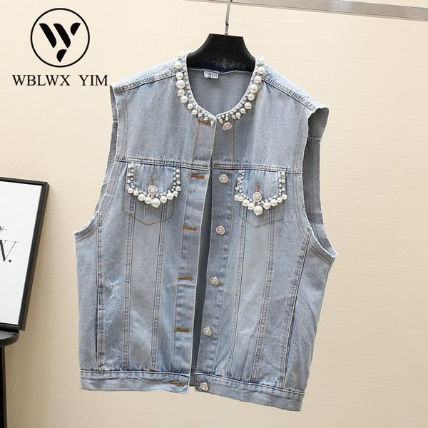 denim vest women sleeveless jacket waistcoat fashion nail bead jeans vest coat female loose plus size denim jacket vests, Black;white
denim vest women sleeveless jacket waistcoat fashion nail bead jeans vest coat female loose plus size denim jacket vests, Black;white