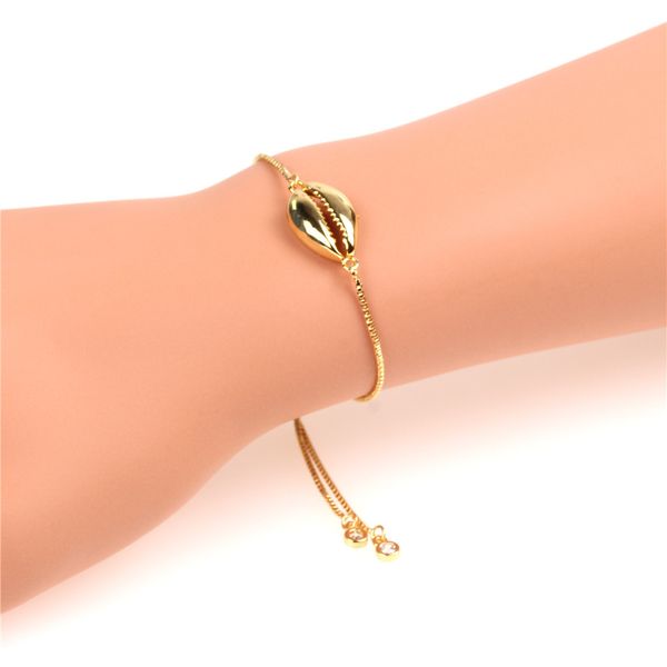 european and american-style popular womens jewelry retro gold plated copper shell pulling bracelet wish jewelry wholesale, Black
european and american-style popular womens jewelry retro gold plated copper shell pulling bracelet wish jewelry wholesale, Black