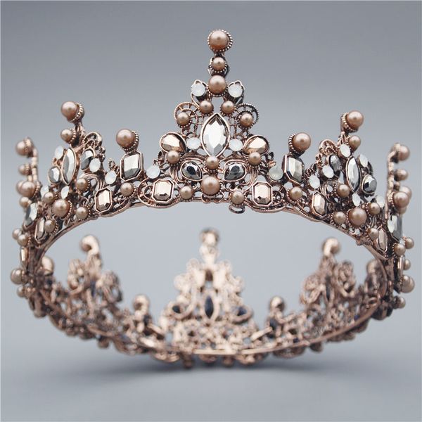 retro bridal tiaras headpiece baroque style bride crown large prom pageant wedding hair accessories couronne headdress jewelry, Golden;white
retro bridal tiaras headpiece baroque style bride crown large prom pageant wedding hair accessories couronne headdress jewelry, Golden;white