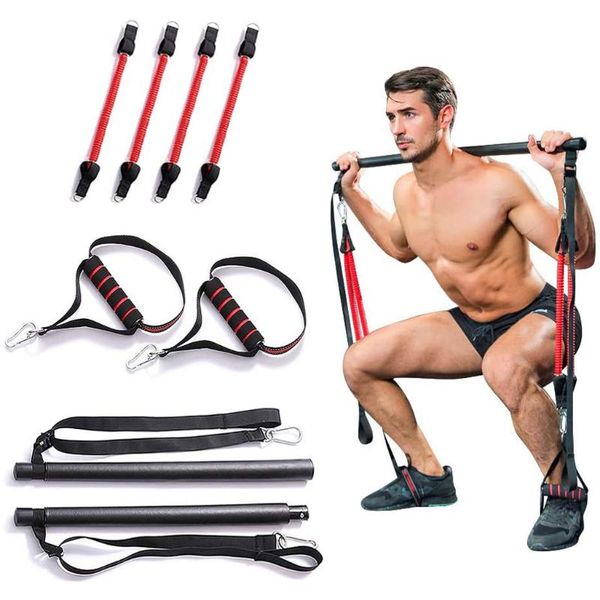 resistance bands set portable home gym fitness pilates bar system full body workout exercise equipment training kit sports hot
resistance bands set portable home gym fitness pilates bar system full body workout exercise equipment training kit sports hot