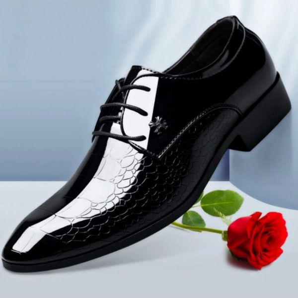 new italian oxford shoes for men luxury mens patent leather wedding shoes mens pointed toe dress shoes plus 48 multiple colors, Black
new italian oxford shoes for men luxury mens patent leather wedding shoes mens pointed toe dress shoes plus 48 multiple colors, Black