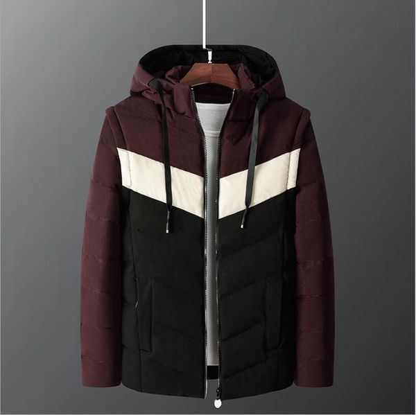 2019 new fa1916 men's winter jacket with casual thick hooded coat warm men winter coat windproof hat detachable padded overcoat homme, Black
2019 new fa1916 men's winter jacket with casual thick hooded coat warm men winter coat windproof hat detachable padded overcoat homme, Black