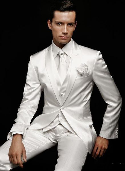 2019 custom made white men's suits 3 pieces groom tuxedos wedding suits for men groom groomsmen tuxedos mens wedding suits jacket pant, White;black
2019 custom made white men's suits 3 pieces groom tuxedos wedding suits for men groom groomsmen tuxedos mens wedding suits jacket pant, White;black